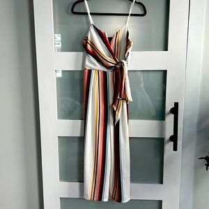 Wide Leg Cropped Jumpsuit